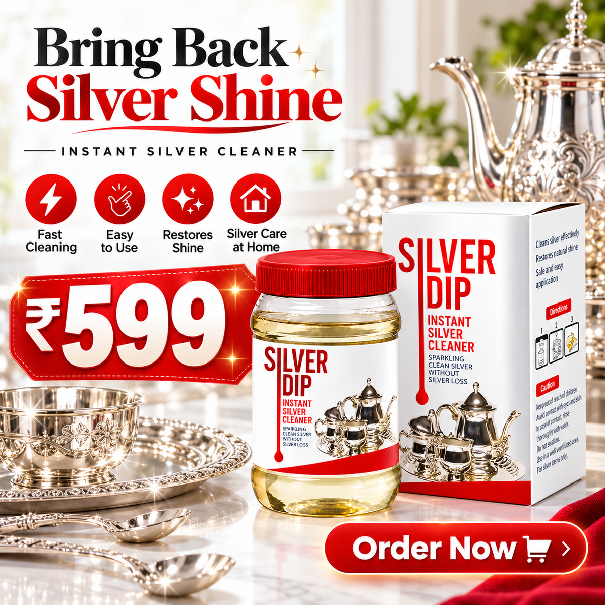 SILVER DIP - INSTANT SILVER CLEANER