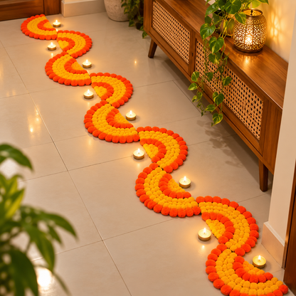 FestiveBloom Reusable Rangoli Set – 10 Pieces