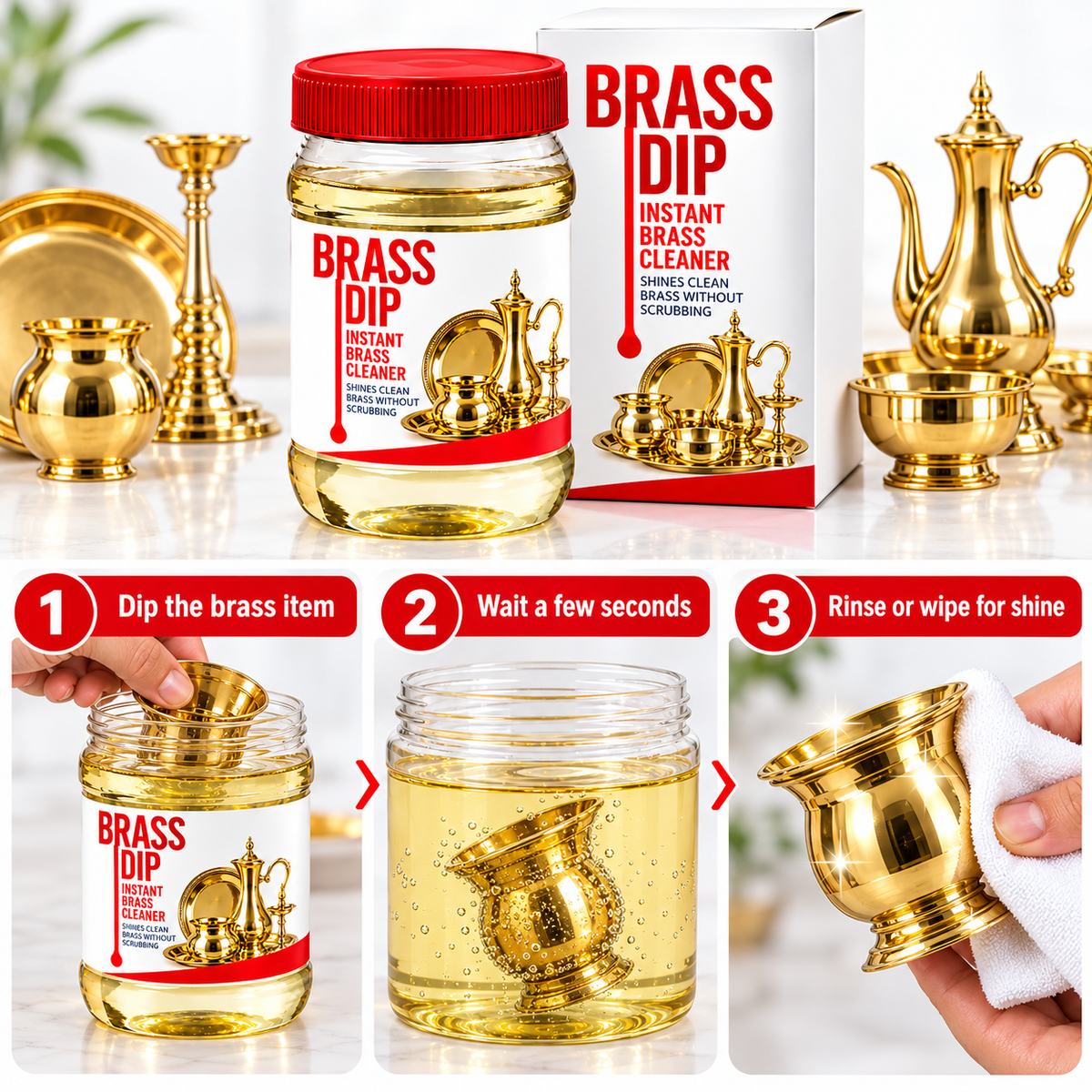 BRASS CLEANER - INSTANT BRASS CLEANER