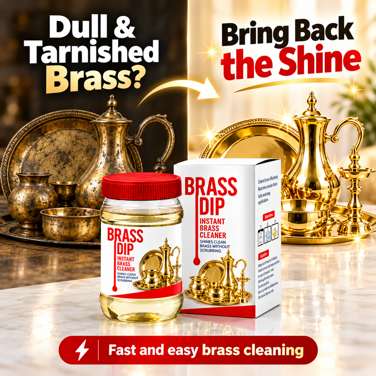 BRASS CLEANER - INSTANT BRASS CLEANER