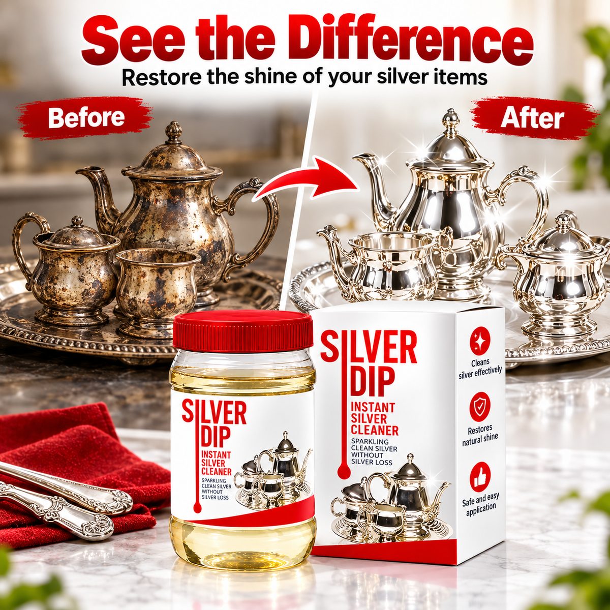 SILVER DIP - INSTANT SILVER CLEANER