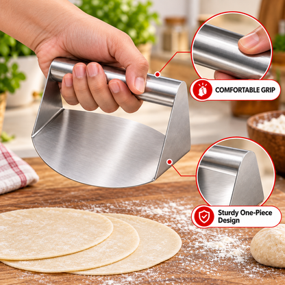 stainless steel roti & puri dough press