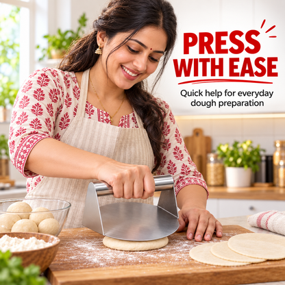stainless steel roti & puri dough press