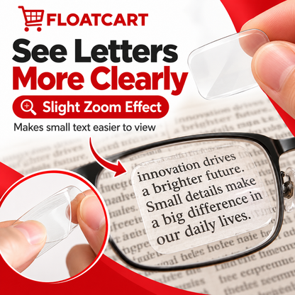 FLOATCART TRANSPARENT STICK-ON SUNGLASSES LENS FILM – PACK OF 2