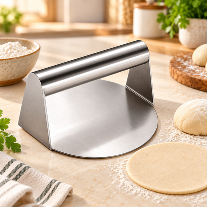 stainless steel roti & puri dough press